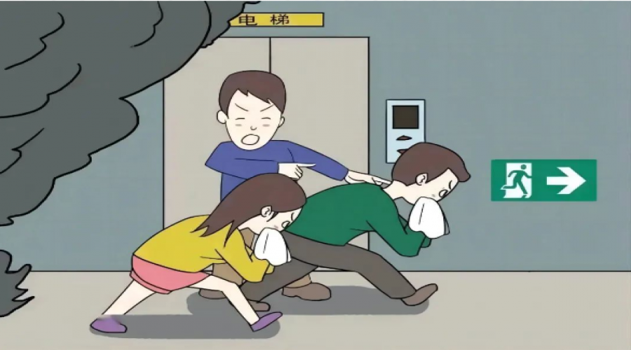 遭遇大火濃煙，如何逃生自救？